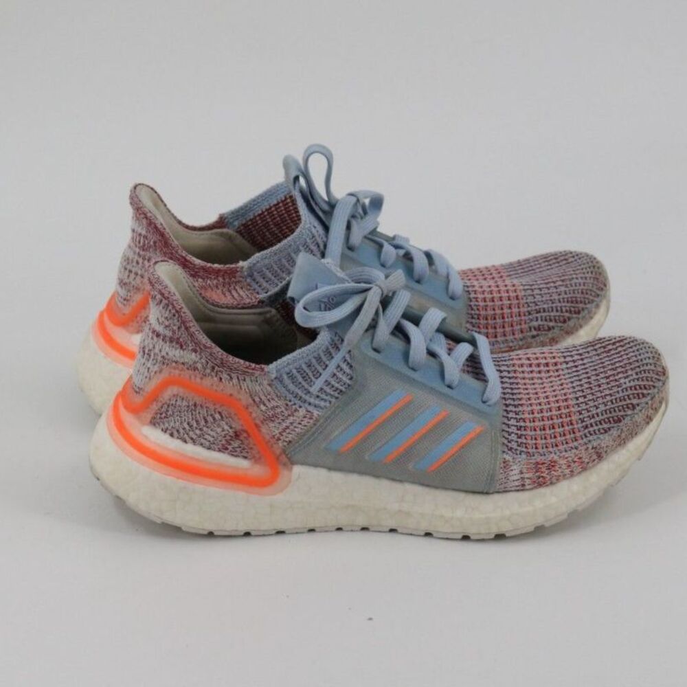 Adidas Ultraboost 19 Women's Running Shoes Sneakers Coral Glow Blue Size 6.5